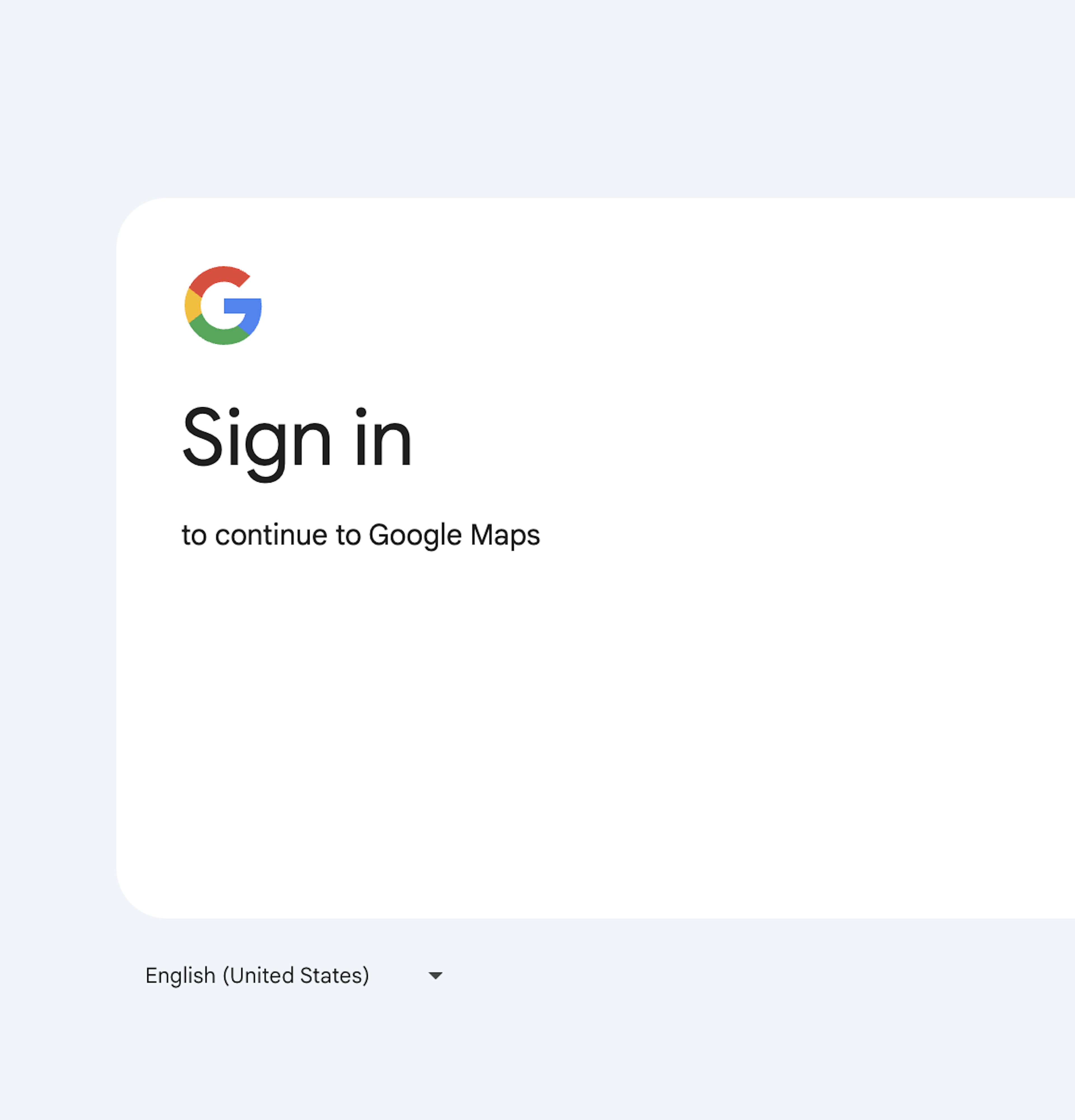 4. Sign in with a generic Google account