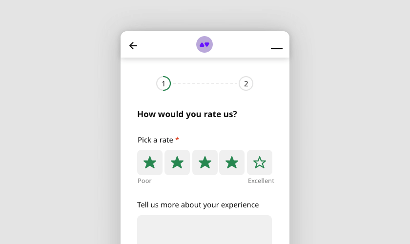 Feedback form illustration