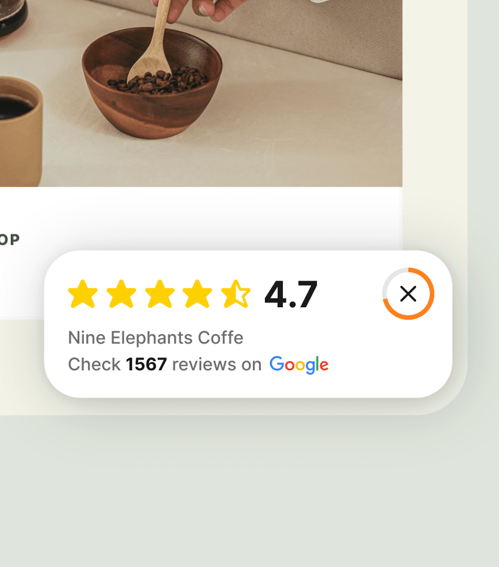 Google Reviews widget