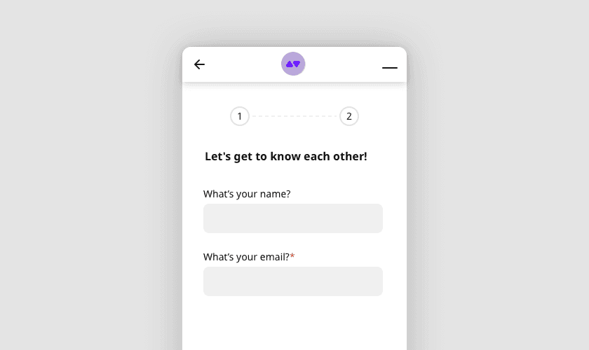 Contact form illustration